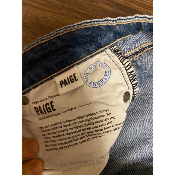 EUC Paige Verdugo Ankle Isabella midrise skinny jean sz: 28 - Picture 12 of 16